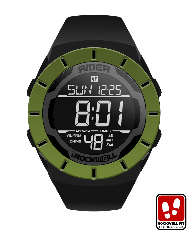 Load image into Gallery viewer, Rockwell Time - Coliseum Fit™ Halo Edition (Black/ OD Green) Watch
