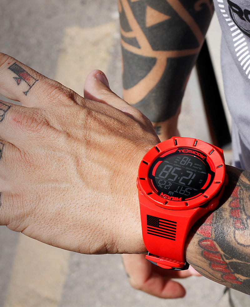 Load image into Gallery viewer, Rockwell Time - Coliseum Fit™ R.E.D. Edition (Red/Black) Watch
