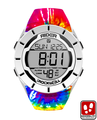 Rockwell Time - Coliseum Fit™ Samadelic Tie-Dye Edition (White/Black) Watch