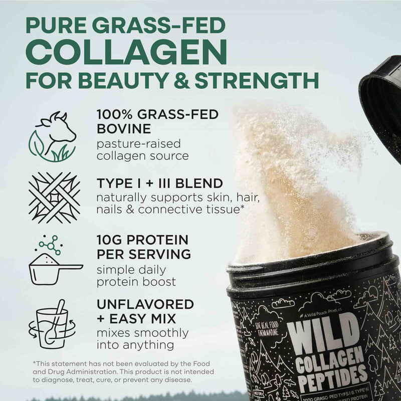 Load image into Gallery viewer, Wild Foods - Grass-Fed Collagen Peptides - Vitamins &amp; Supplements
