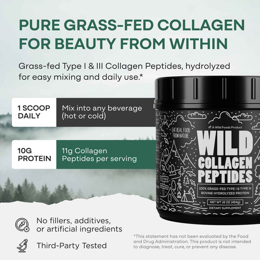 Wild Foods - Grass-Fed Collagen Peptides - Vitamins & Supplements