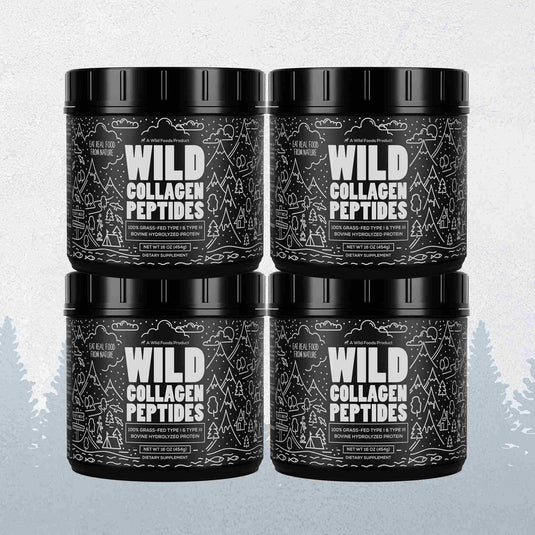Wild Foods - Grass-Fed Collagen Peptides - 4x - 16oz
