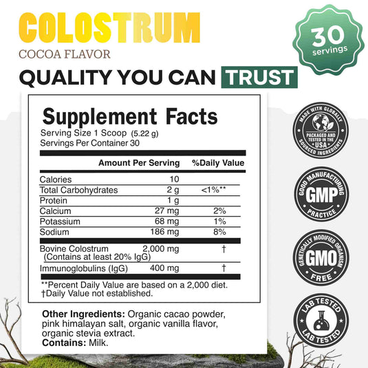 Wild Foods - Colostrum - Vitamins & Supplements