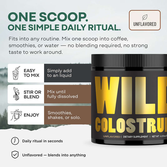 Wild Foods - Colostrum - Vitamins & Supplements