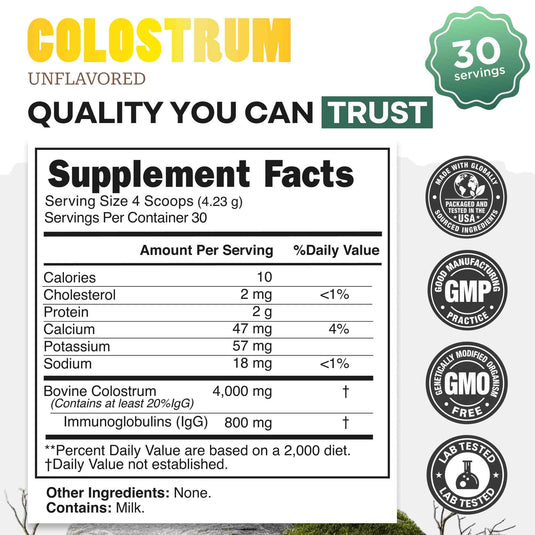 Wild Foods - Colostrum - Vitamins & Supplements