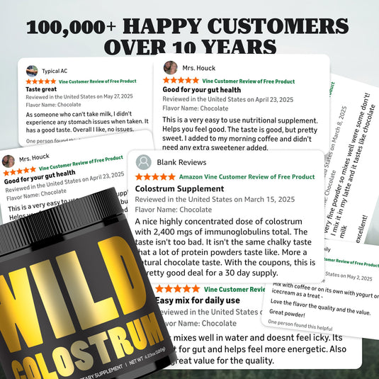 Wild Foods - Colostrum - Vitamins & Supplements
