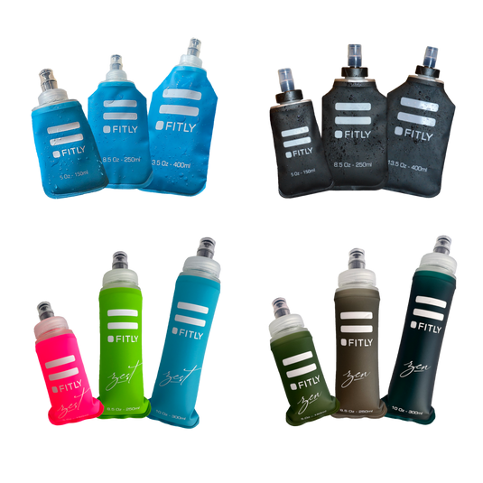 FITLY - FLASKS COMBO - 3-Pack Soft Flask Bundle