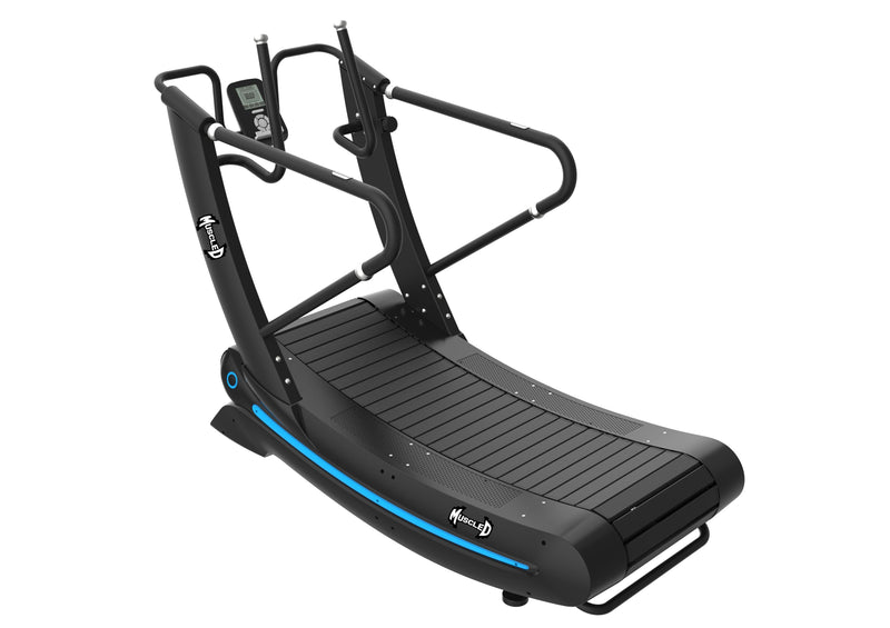 Load image into Gallery viewer, Muscle D Fitness - Commercial Self Powered Curve Treadmill - Standalone
