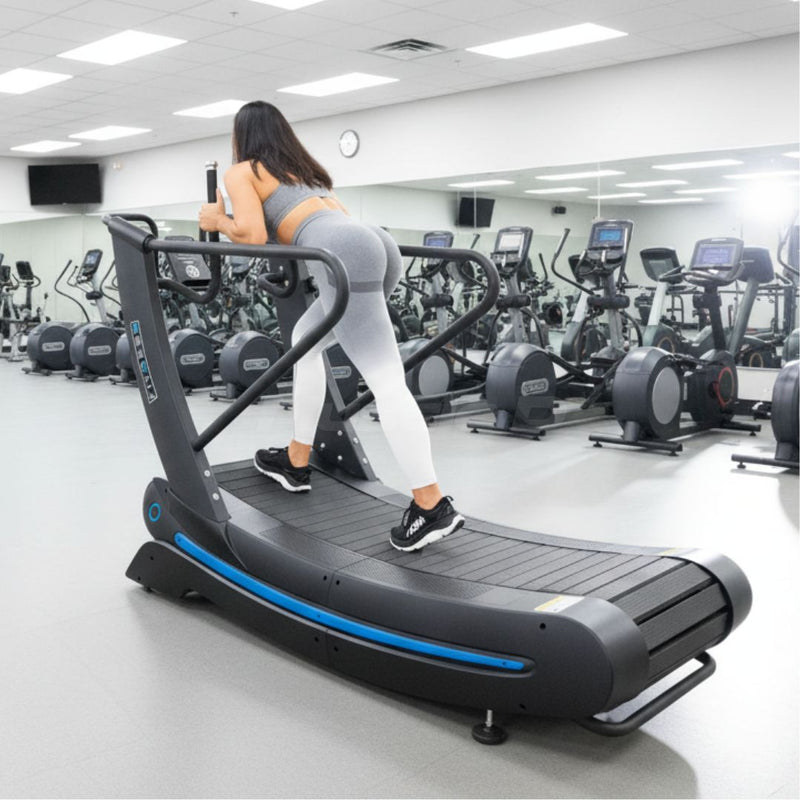 Load image into Gallery viewer, Muscle D Fitness - Commercial Self Powered Curve Treadmill - Standalone
