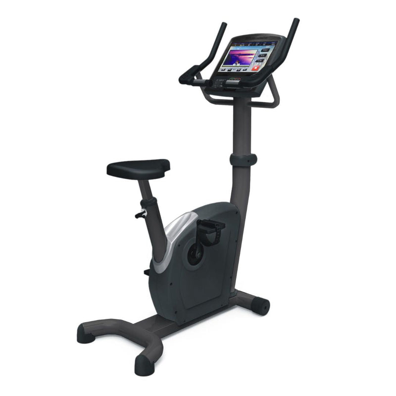 Load image into Gallery viewer, Muscle D Fitness - Commercial Upright Bike - Touch Screen - Adjustable Seat - Contact Heart Rate

