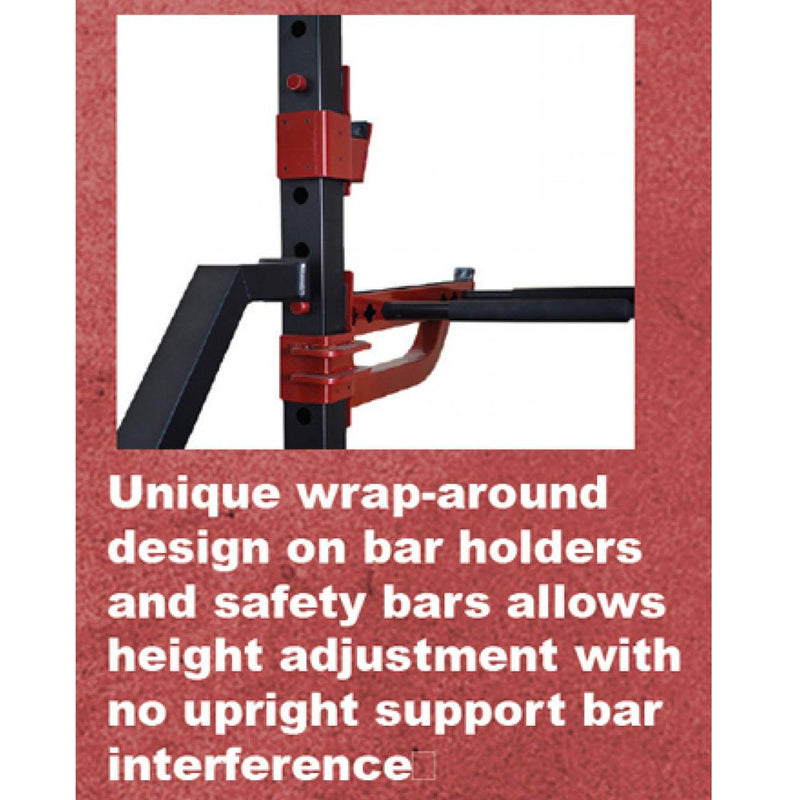 Load image into Gallery viewer, Muscle D Fitness - Compact Half Cage - Bar &amp; Plate Storage and Dip Station Included
