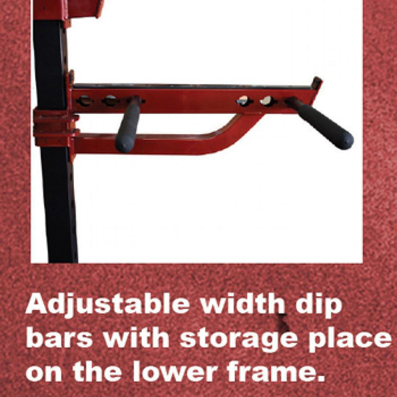 Load image into Gallery viewer, Muscle D Fitness - Compact Half Cage - Bar &amp; Plate Storage and Dip Station Included
