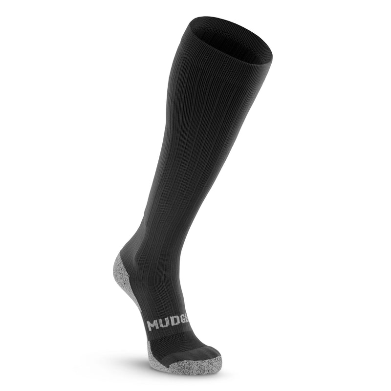 Load image into Gallery viewer, Tall Compression Socks Tactical Line (All Black)
