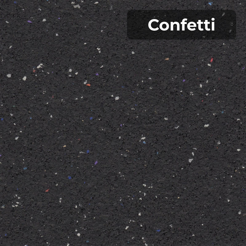 Load image into Gallery viewer, Confetti rubber flooring swatch