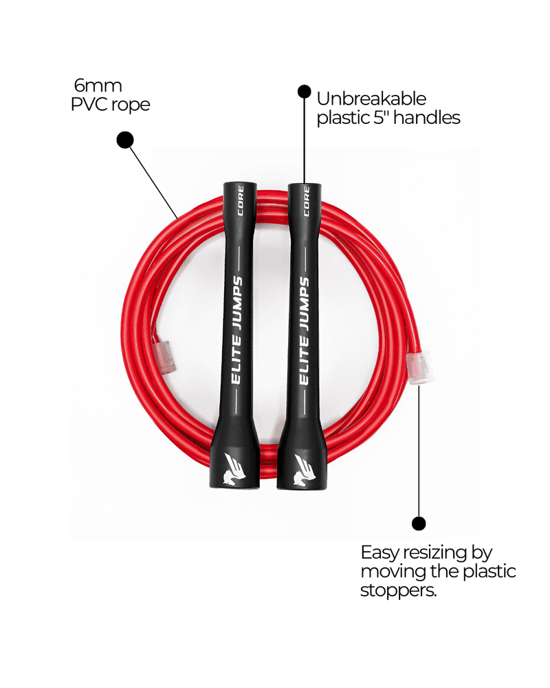 Load image into Gallery viewer, Elite Jumps - Core Jump Rope - 6mm PVC
