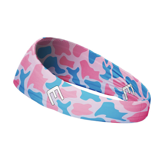 Elite Athletic Gear - Cotton Candy Duck Camo Headband