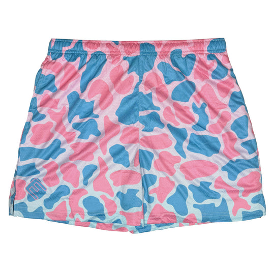 Elite Athletic Gear - Cotton Candy Duck Camo Shorts
