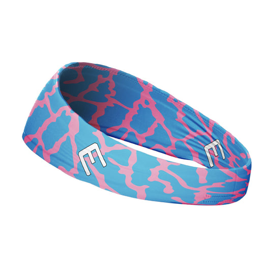 Elite Athletic Gear - Cotton Candy Elephant Print Headband