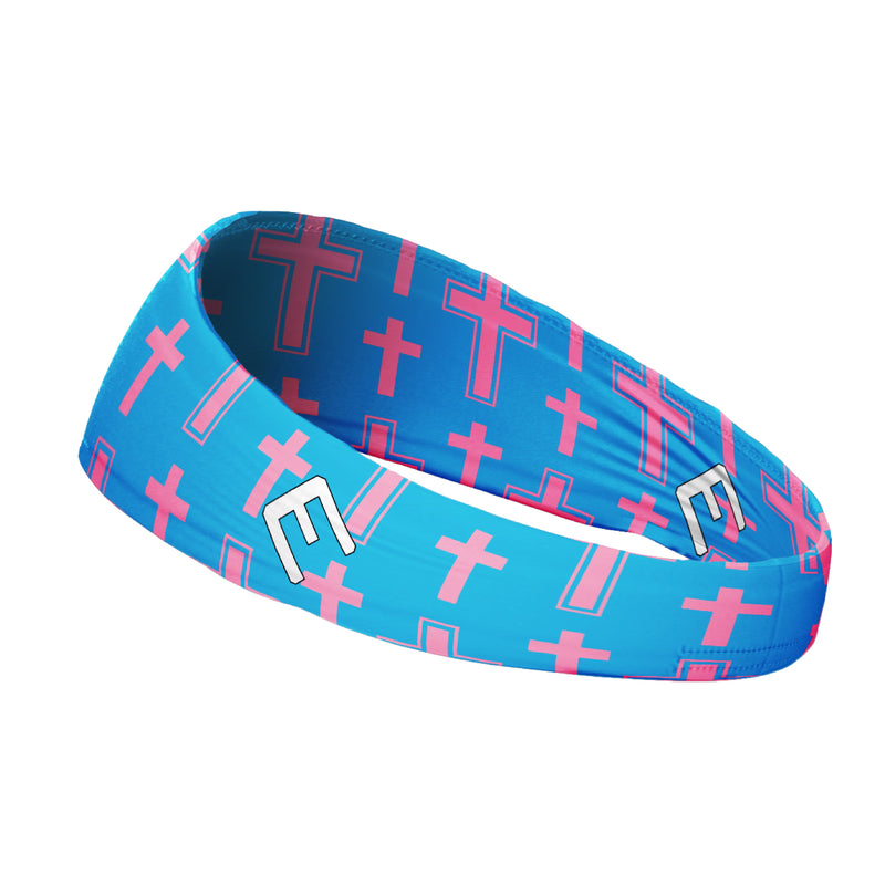 Load image into Gallery viewer, Elite Athletic Gear - Cotton Candy Cross Headband
