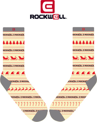 Rockwell Time - Crew Socks - Ugly Sweater Christmas