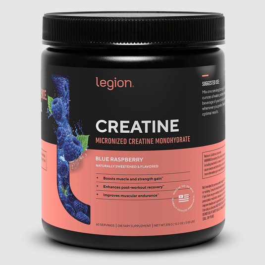 Legion Athletics - Micronized Creatine Monohydrate - Blue Raspberry (60 Servings)