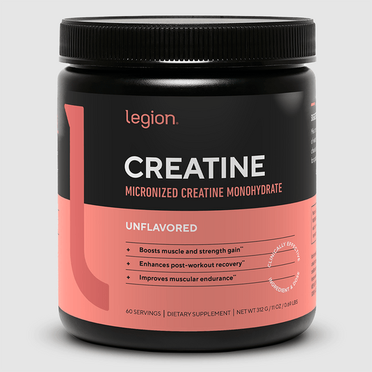 Legion Athletics - Micronized Creatine Monohydrate - Unflavored (60 Servings)