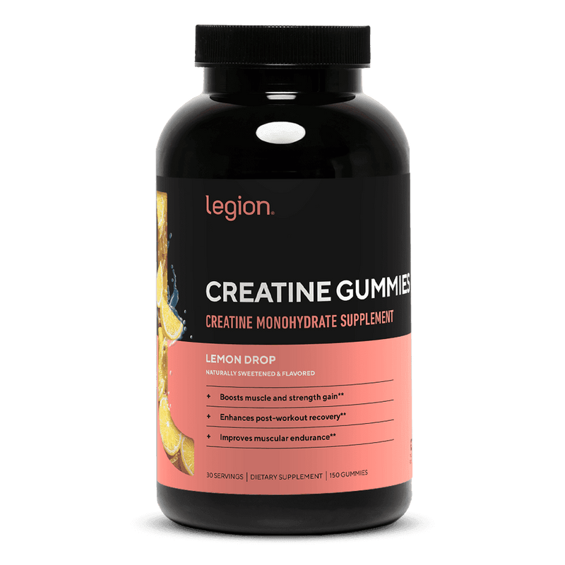 Load image into Gallery viewer, Legion Athletics Creatine Gummies Sour Green Apple bottle
