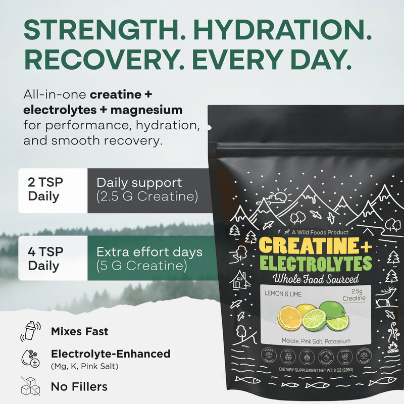 Load image into Gallery viewer, Wild Foods - Creatine Electrolytes - Vitamins &amp; Supplements
