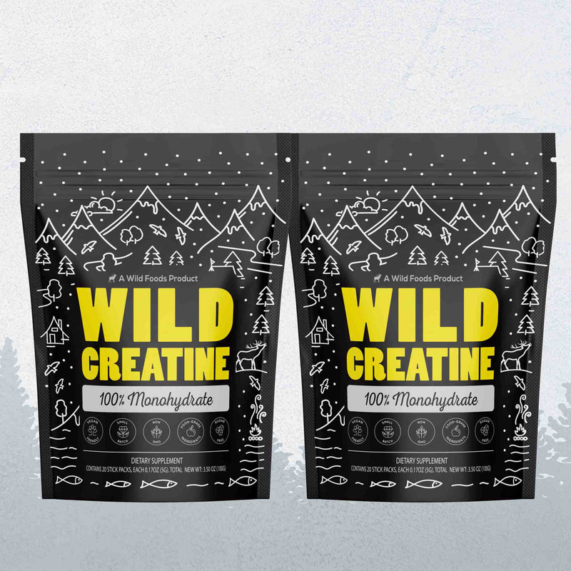 Load image into Gallery viewer, Wild Foods - Creatine Monohydrate - 2x - (40 Pouches)

