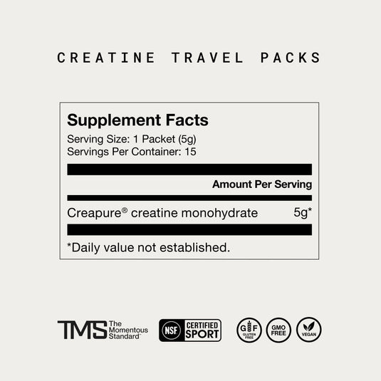 Momentous - Creatine 15-Travel Packs