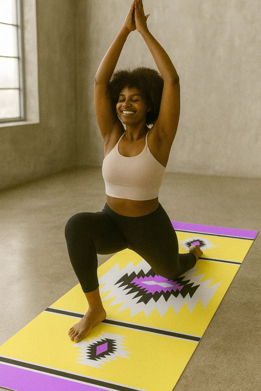 Yune Yoga - Yoga Mat | 6mm Thick | Yellow| Non-Slip | Eco Friendly | Yune Yoga | Stevie