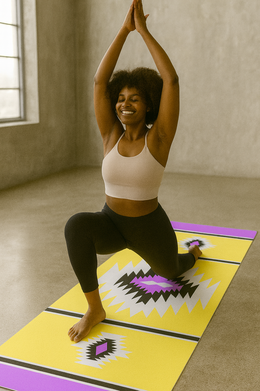 Yune Yoga - Yoga Mat | 6mm Thick | Yellow| Non-Slip | Eco Friendly | Yune Yoga | Stevie
