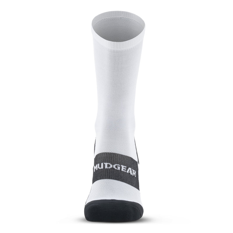 Load image into Gallery viewer, MudGear Crew Height Socks - White
