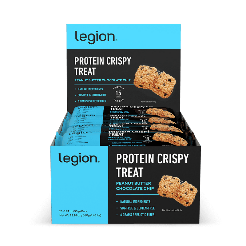 Load image into Gallery viewer, Legion Athletics - Protein Crispy Treats - Peanut Butter Chocolate Chip
