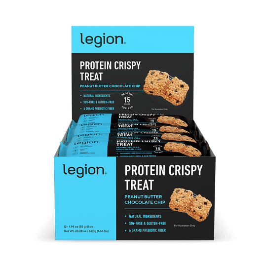 Legion Athletics - Protein Crispy Treats - Peanut Butter Chocolate Chip