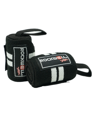 Rockwell Time - Rockwell Fit™ Wrist Wraps - 24 inch (Black/White)
