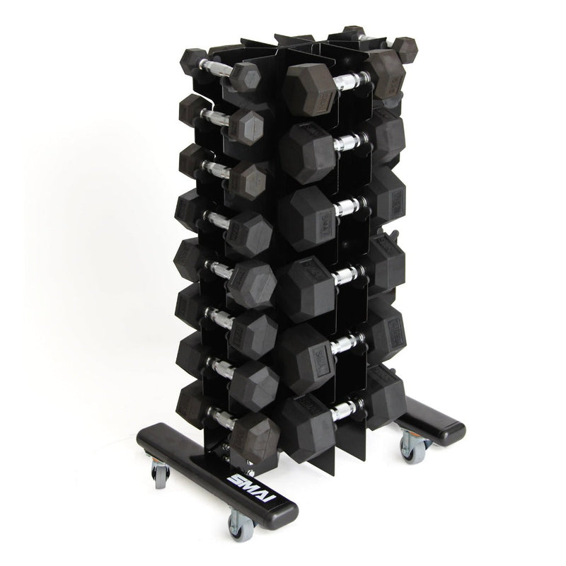 Load image into Gallery viewer, SMAI - Dumbbell Vertical Rack with Wheels
