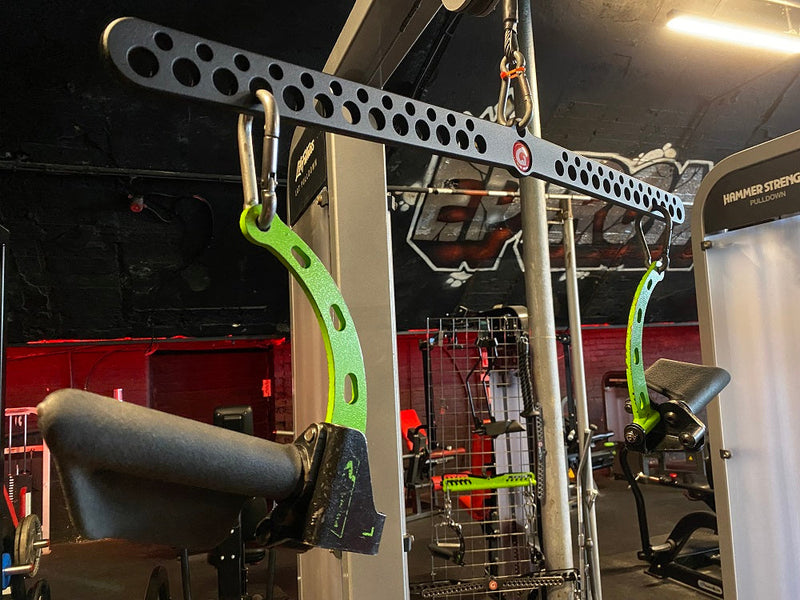 Load image into Gallery viewer, GymPin - GymPin D-Handle Bar - Quality Handle Bar pair with Angles 90 Grips or our Amazing Grip Balls

