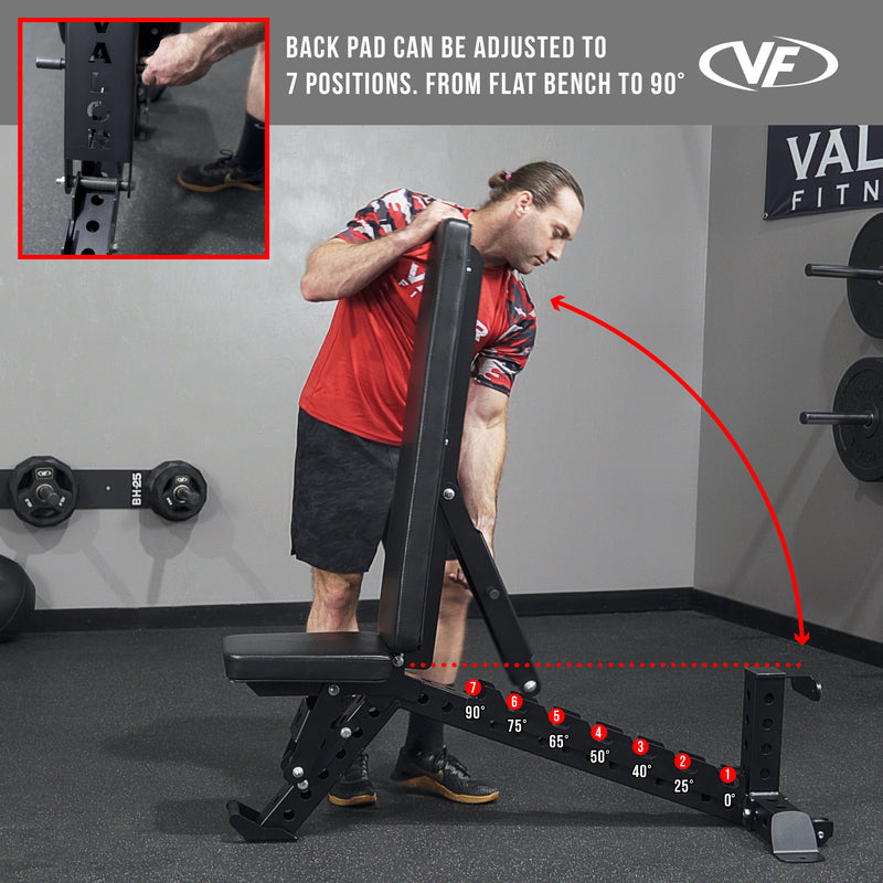 Load image into Gallery viewer, Valor Fitness - Heavy Duty Flat - Incline Utility Weight Bench
