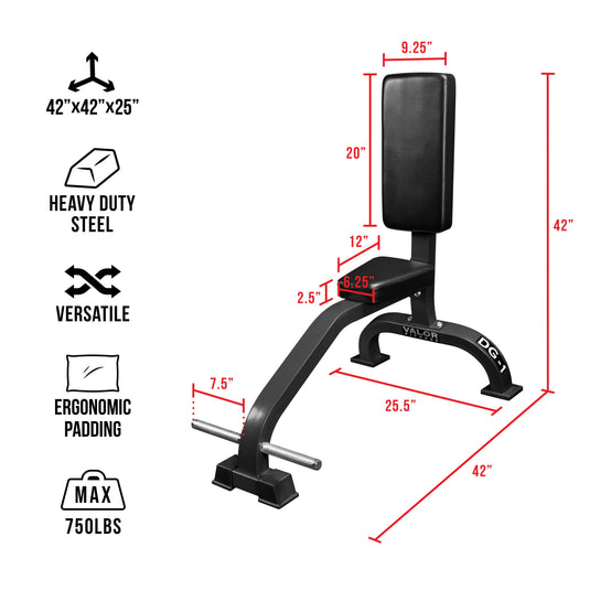 Valor Fitness - Seated Upright Stationary Benches