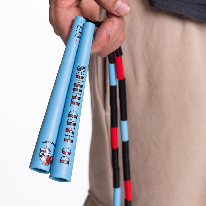 Load image into Gallery viewer, Elite Jumps - Do Hard Things- Edge 1" Beaded Jump Rope
