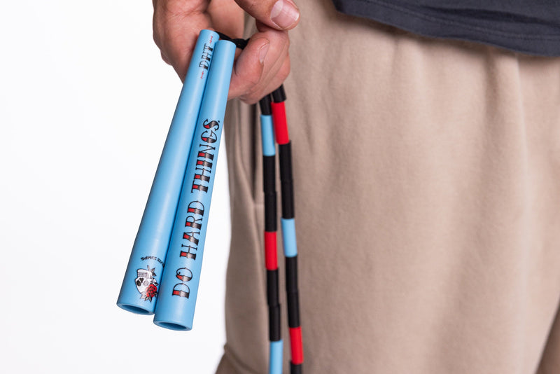 Load image into Gallery viewer, Elite Jumps - Do Hard Things- Edge 1&quot; Beaded Jump Rope
