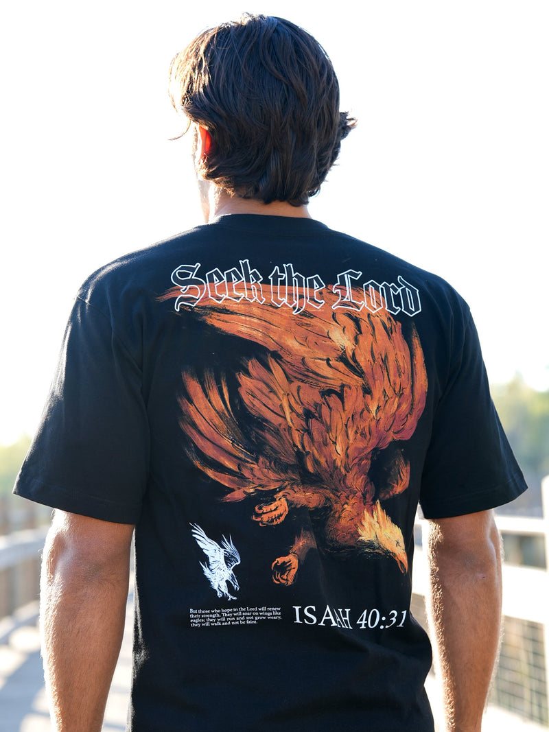 Load image into Gallery viewer, HolStrength - Seek The Lord Eagle Tee
