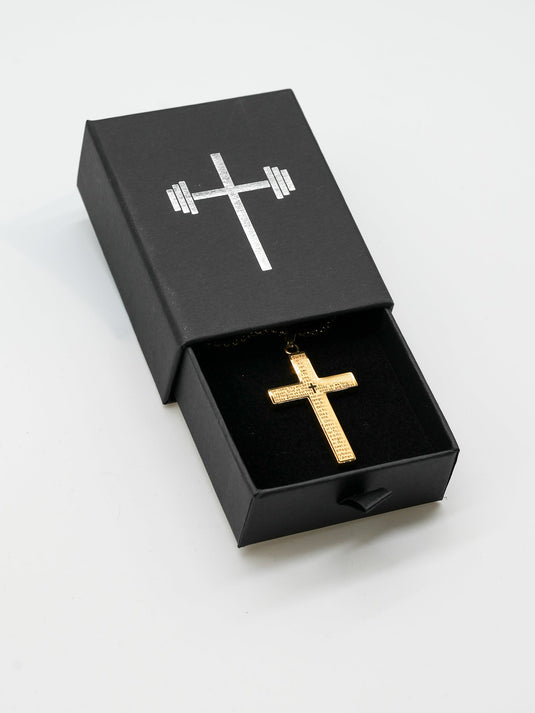 HolStrength - Lord's Prayer Cross Pendant Necklace