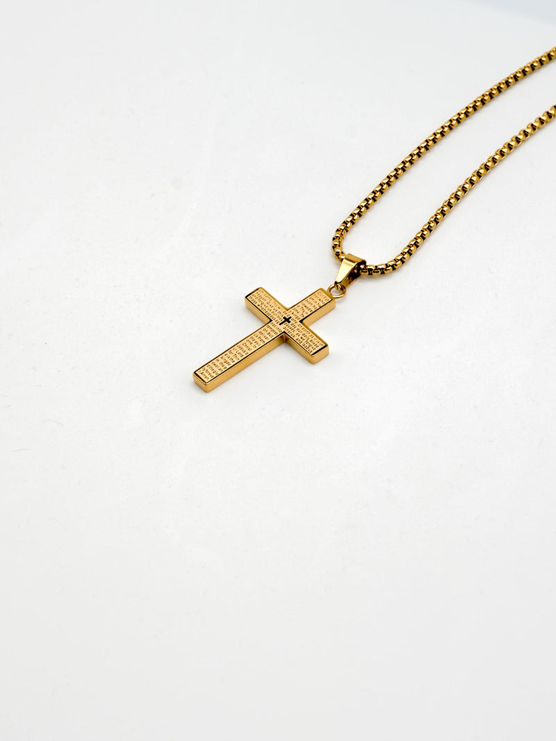 Load image into Gallery viewer, HolStrength - Lord's Prayer Cross Pendant Necklace
