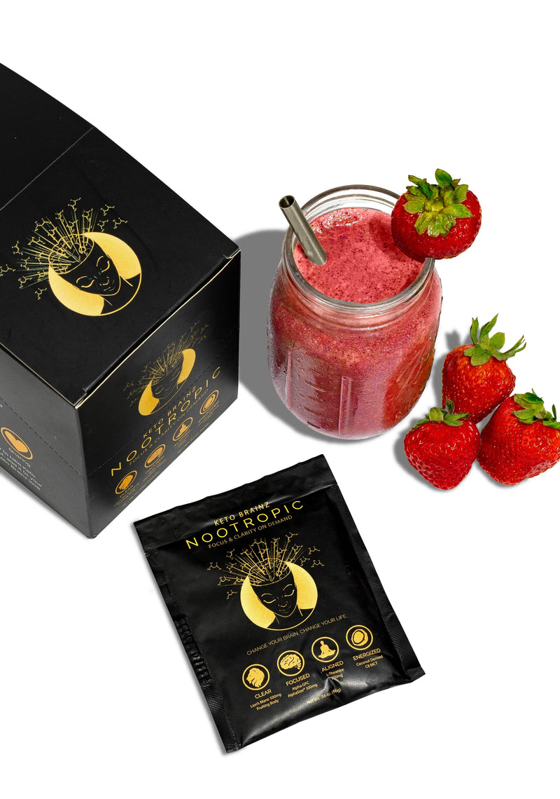 Load image into Gallery viewer, Keto Brainz Nootropics - In Keto Brainz Single Serve Packets - 14ct Box
