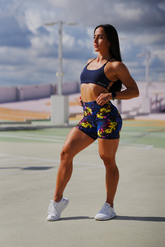 Peachy Athletic - Dark Dye Squat-Proof Gym Shorts