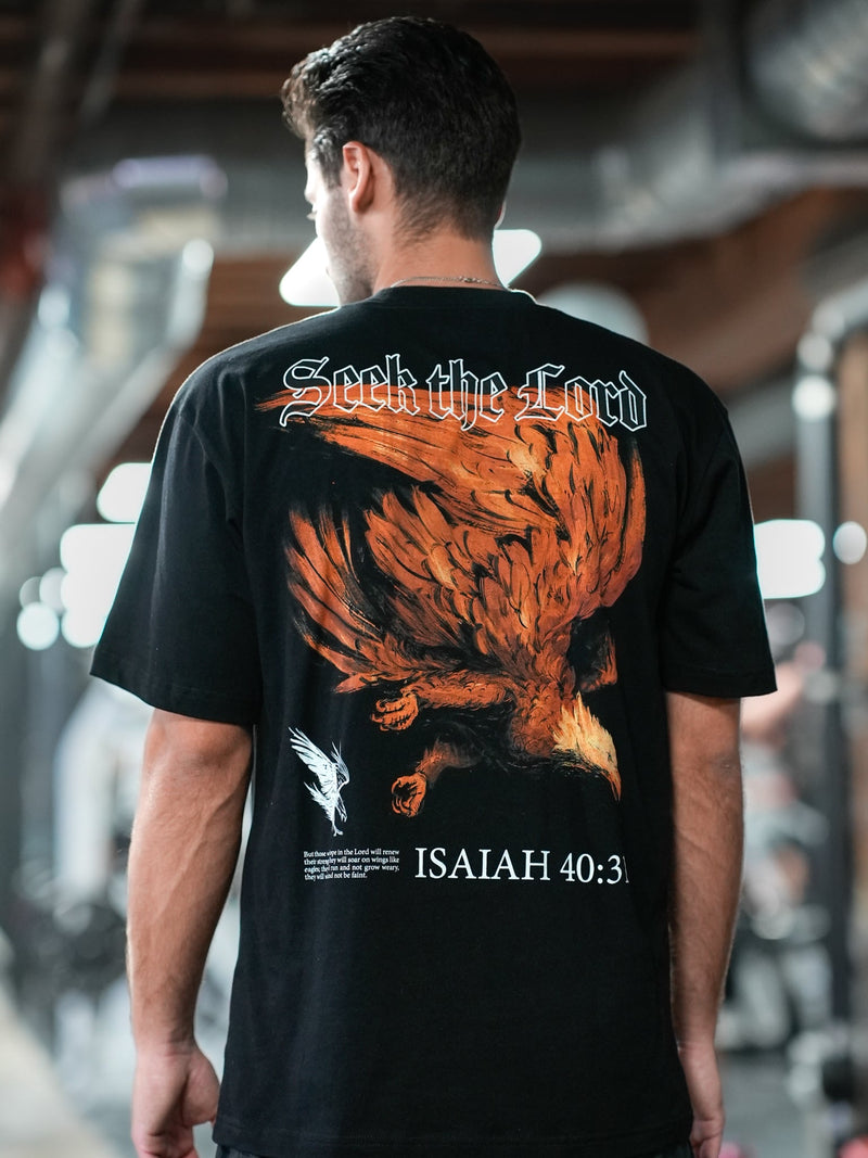 Load image into Gallery viewer, HolStrength - Seek The Lord Eagle Tee
