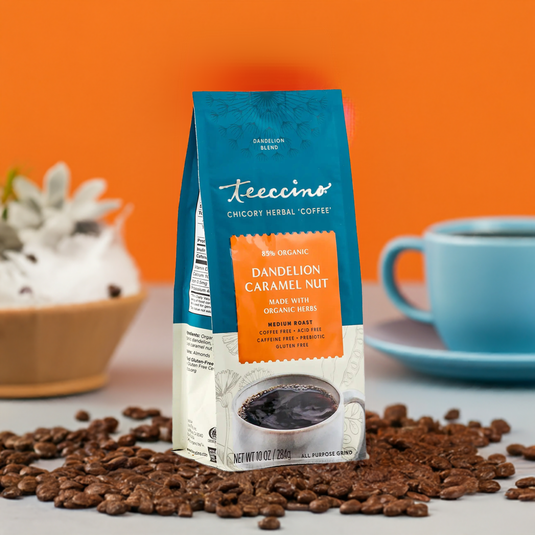 Teeccino - Dandelion Caramel Nut Chicory Herbal Coffee