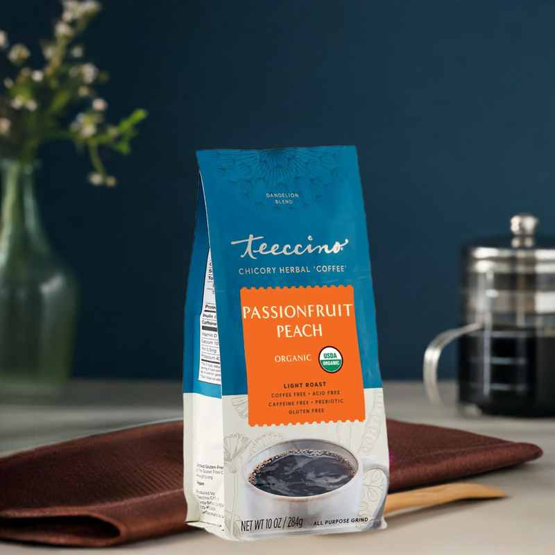Load image into Gallery viewer, Teeccino - Dandelion Passionfruit Peach Herbal Coffee
